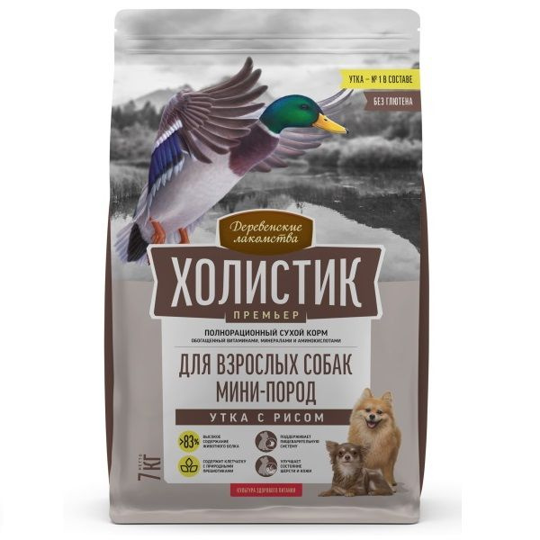 Сухой корм для собак Деревенские лакомства Холистик Премьер для мини ...