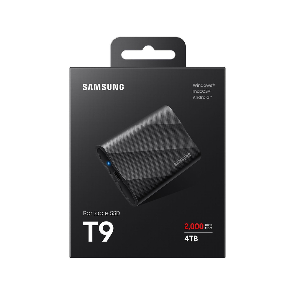 Внешний SSD-диск Samsung MU-PG4T0B/WW, 4 ТБ - купить по выгодной цене в  интернет-магазине OZON (1243852676)