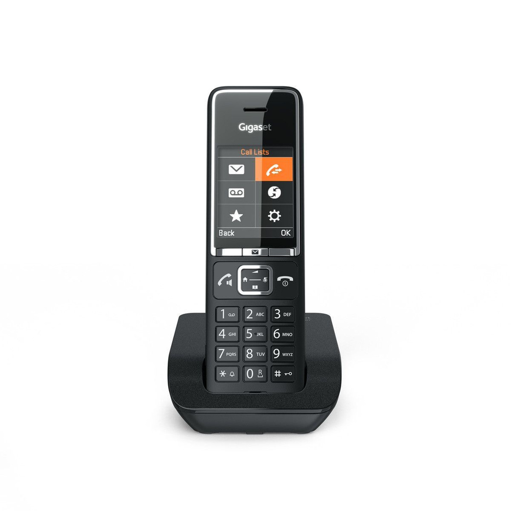 Радиотелефон Dect Gigaset Comfort 550A RUS автооветчик АОН, черный