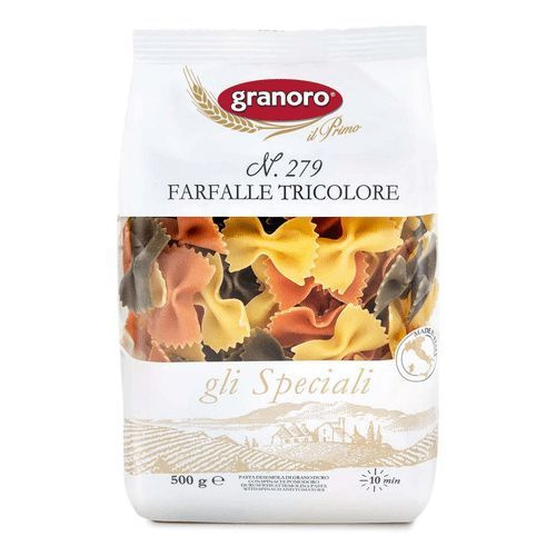Макаронные изделия Granoro Farfalle Tricolore № 279 500 г #1