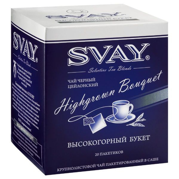 Чай черный Svay Высокогорный букет в саше 20*2гр. #1
