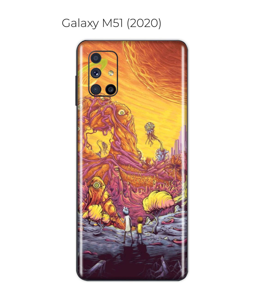 Виниловая пленка на Galaxy M51 на крышку телефона защитная пленка для гелакси M51  #1