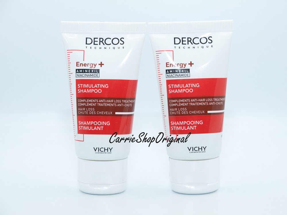 Vichy Dercos Шампунь тонизирующий от выпадения волос, 2 шт*50 мл ...