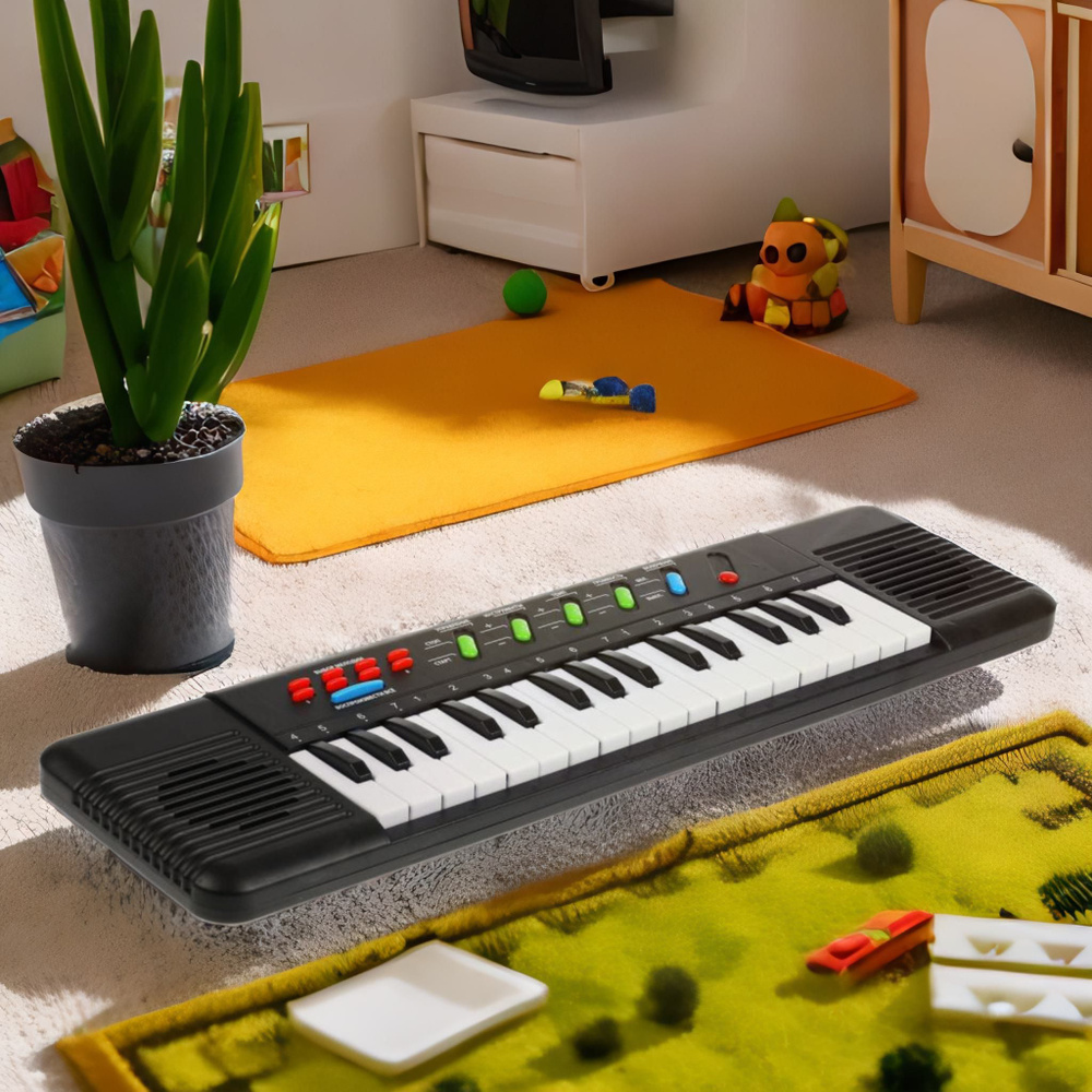Музыкальная игрушка для малышей Играем вместе Электронный синтезатор / детские инструменты  #1