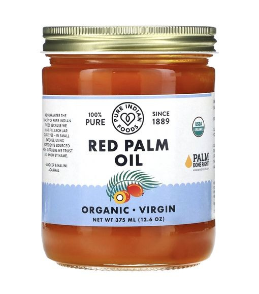 Pure Indian Красное органическое пальмовое масло ручной работы 375 мл ...