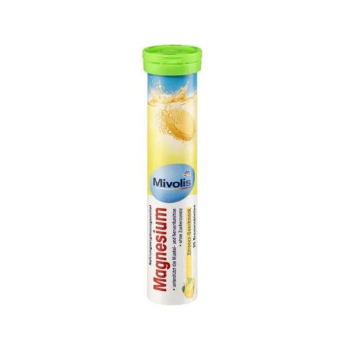 Mivolis Magnesium Растворимые таблетки c магнезией со вкусом лимона, 20 шт  #1