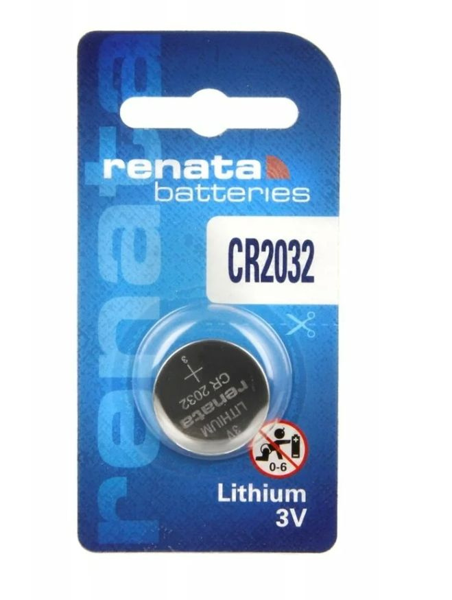 Renata Батарейка CR2032, Литиевый тип, 1 шт - купить с доставкой по ...