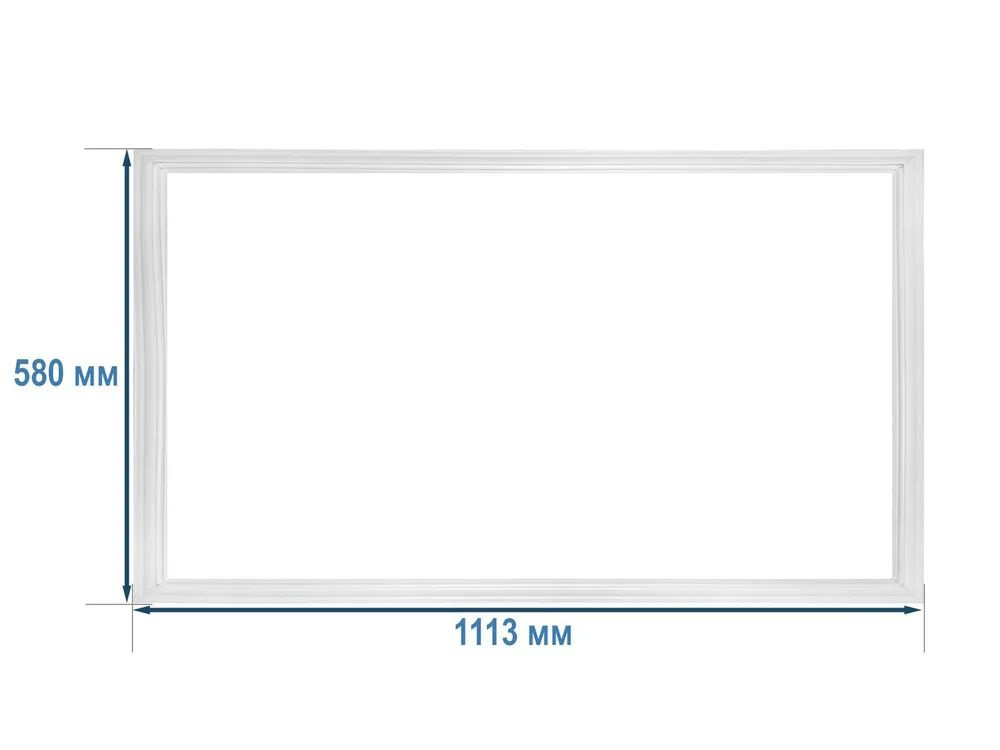 Уплотнитель магнитный (резина) для холодильника INDESIT, STINOL, ARISTON 57х113.3 см 854018  #1