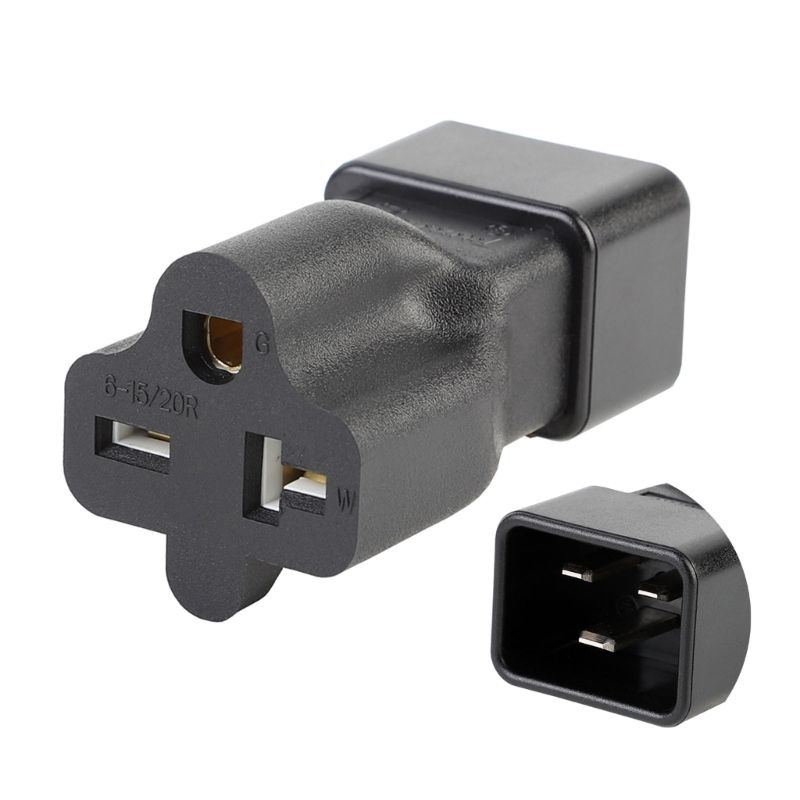 IEC320 C20 папа Nema 6-15/20R мама адаптер, вилка чайника, 3-контактный ...