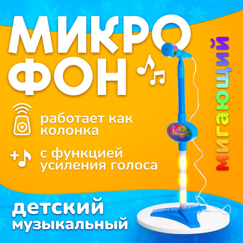 Микрофон, 14 песен на стихи nate-lit.ru, световые эффекты купить за рублей - Podarki-Market