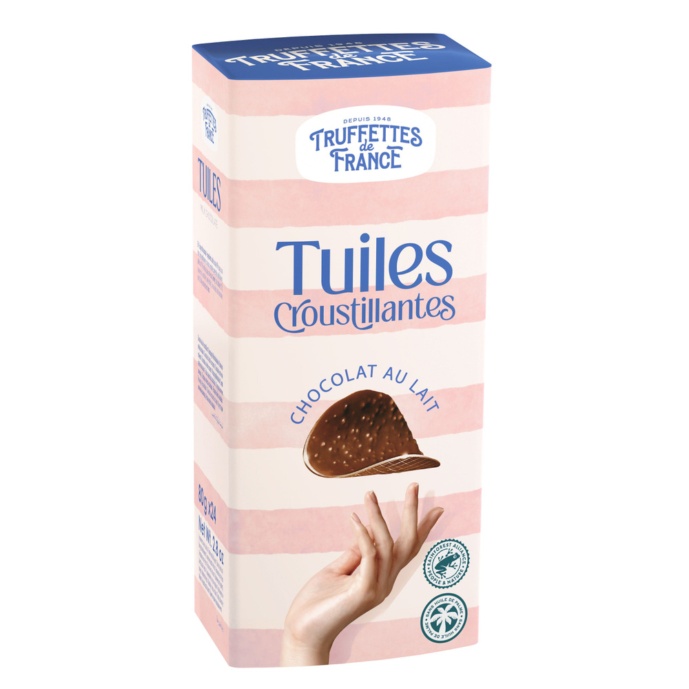 Чипсы Chocmod Truffettes de France Fantaisie Crispy Milk Chocolate из молочного шоколада, 125г  #1