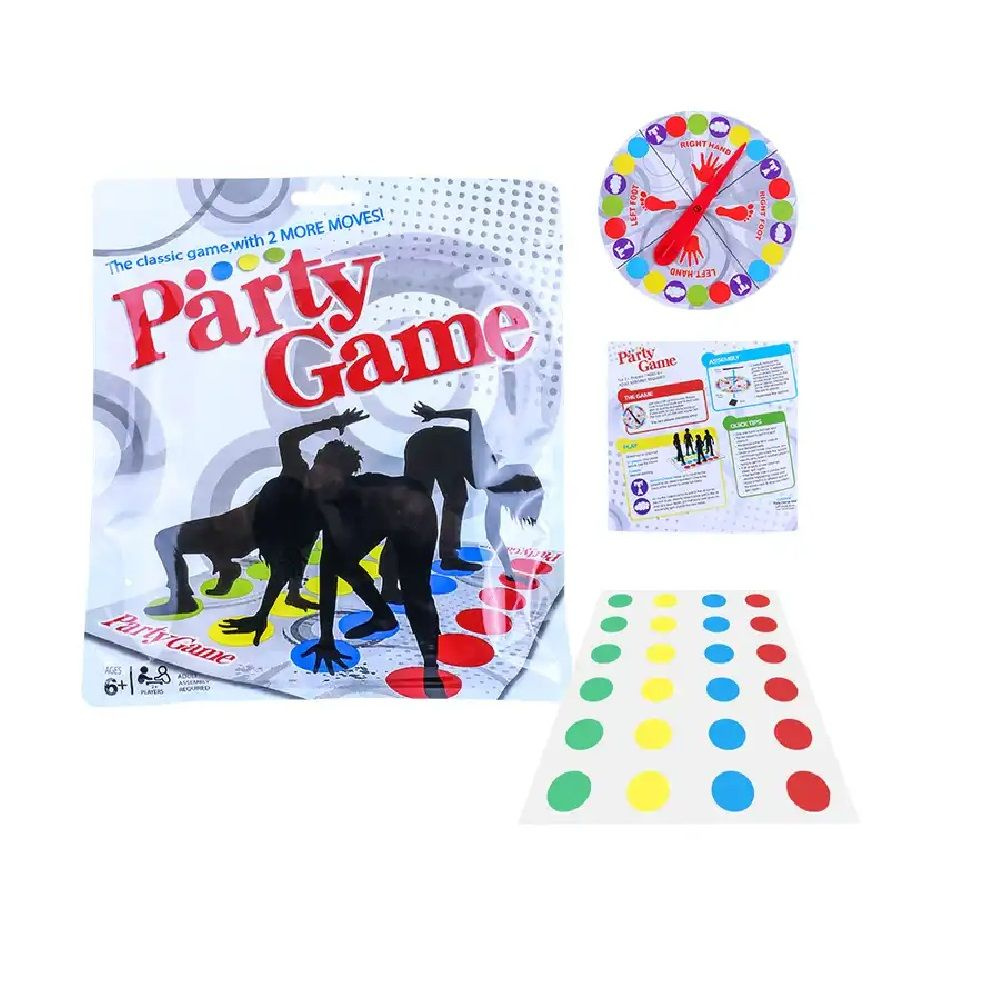 Подвижная игра Party game Твистер, игровое поле 110 х 160 см, для взрослых  и детей 999-121 - купить с доставкой по выгодным ценам в интернет-магазине  OZON (1307929747)