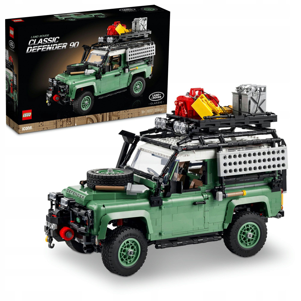 Конструктор LEGO Icons Land Rover Classic Defender 90 (код 10317) - купить  с доставкой по выгодным ценам в интернет-магазине OZON (1309318146)