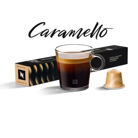 Кофе Nespresso CARAMELLO в капсулах, 10 шт., для кофемашин Original #1