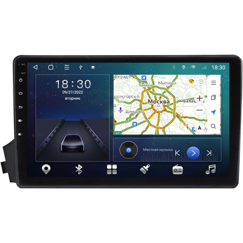 Магнитола CRS-300 SsangYong Actyon, Kyron 2005-2011 - Android 13 - Процессор 8 ядер - Carplay - DSP 36 #1