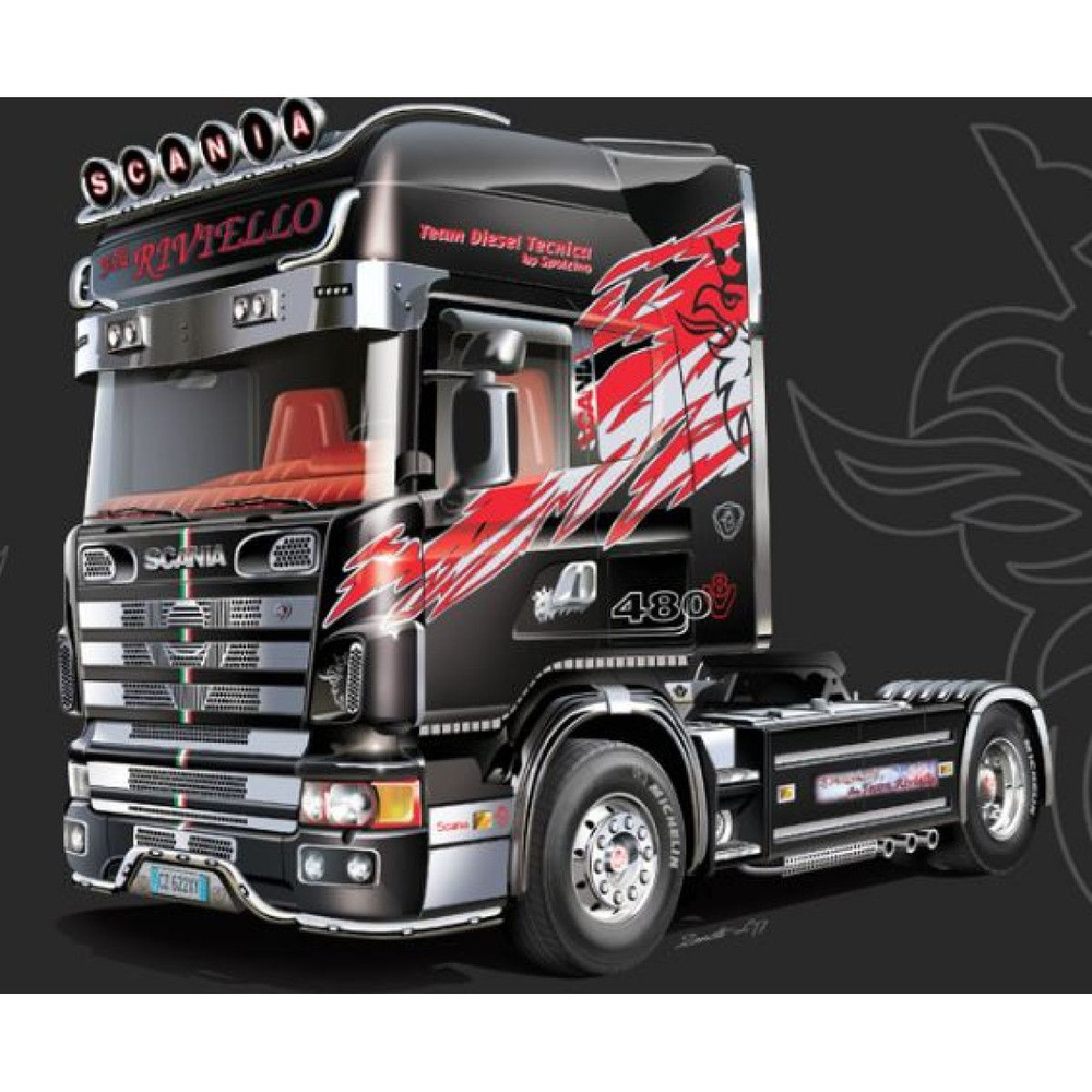 Italeri 3922 Сборная модель Scania 164L TopClass 1:24 #1