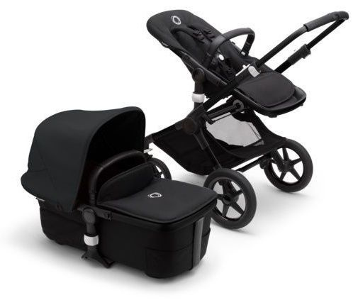 Коляска универсальная 2 в 1 Bugaboo Fox 3 Complete BLACK, MIDNIGHT BLACK #1