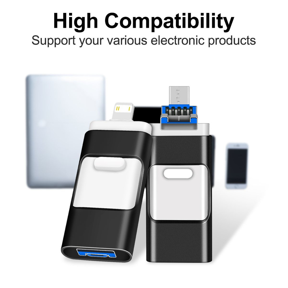 USB-флеш-накопитель 1 ТБ Подходит для iPhone Эндрю. Ноутбук 1 ТБ ...