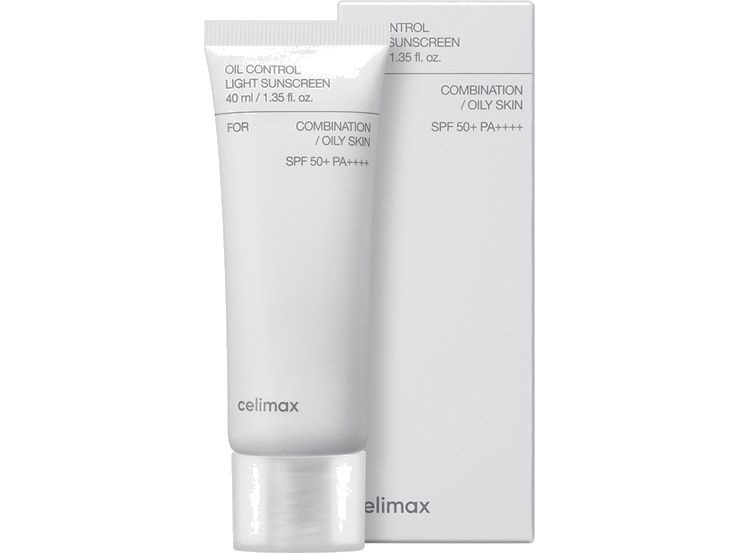 Легкий санскрин для жирной кожи Celimax Oil Control Light Sunscreen ...