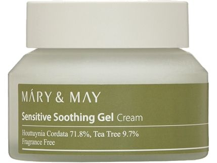 Успокаивающий увлажняющий крем-гель для лица MARY&MAY Sensitive Soothing Gel Blemish Cream  #1