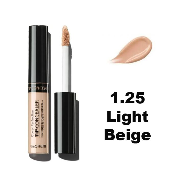 The Saem Консилер для маскировки недостатков кожи 6,5 г Cover Perfection Tip Concealer SPF28 РА, оттенок #1