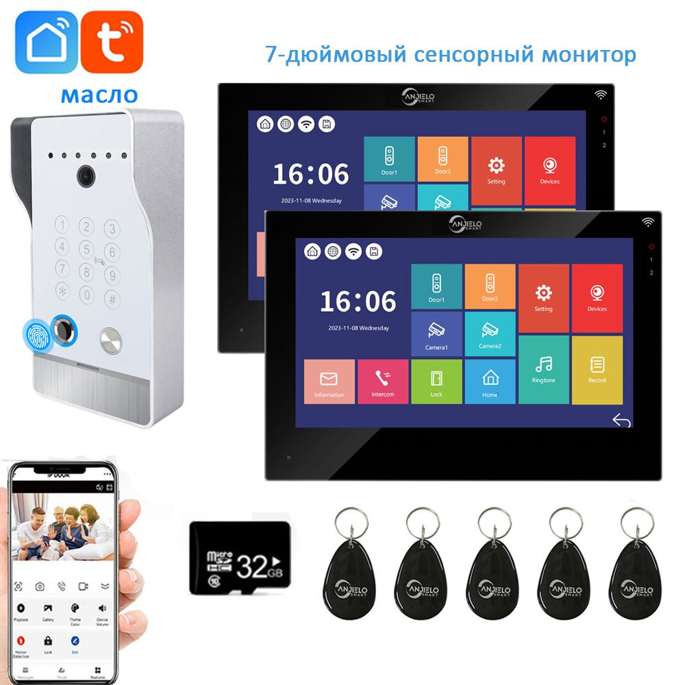 Вызывная панель ANJIELOSMART 94220-F-95703X2 купить по низким ценам в  интернет-магазине OZON (1607978026)