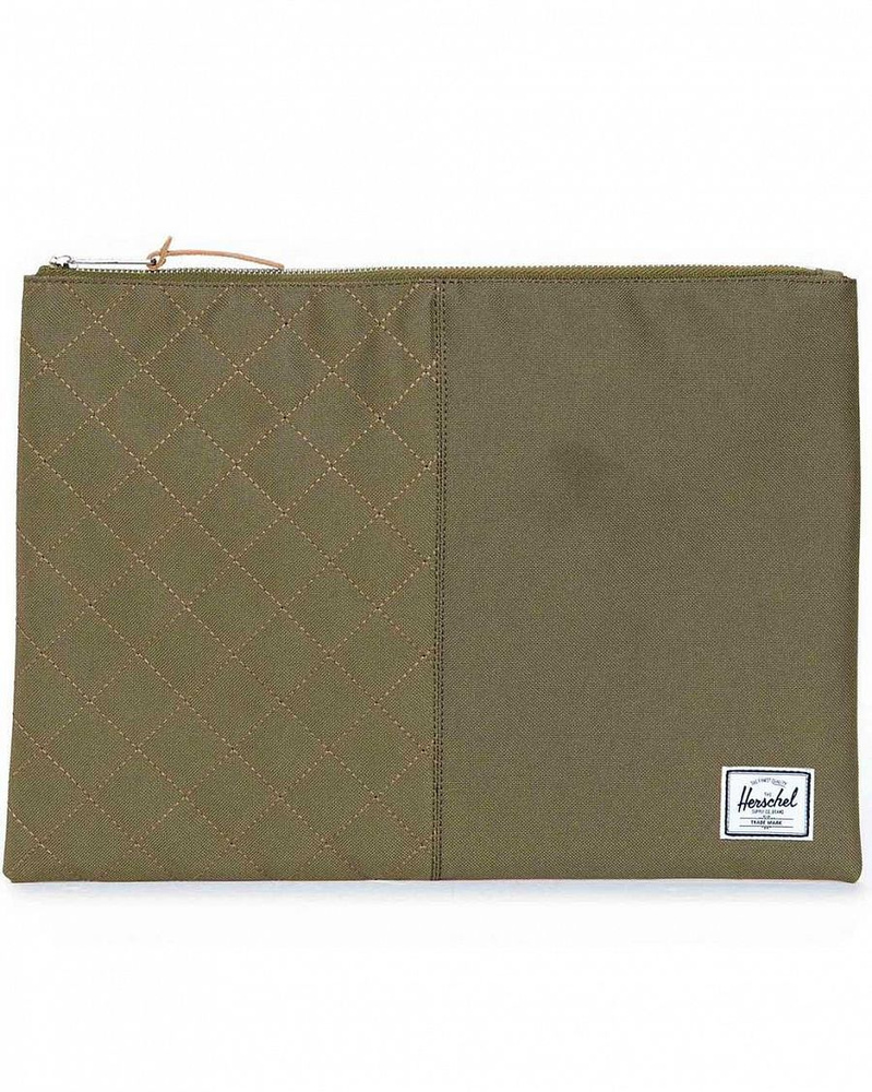 Клатч Herschel Network Extra Large (Quilted Army) #1