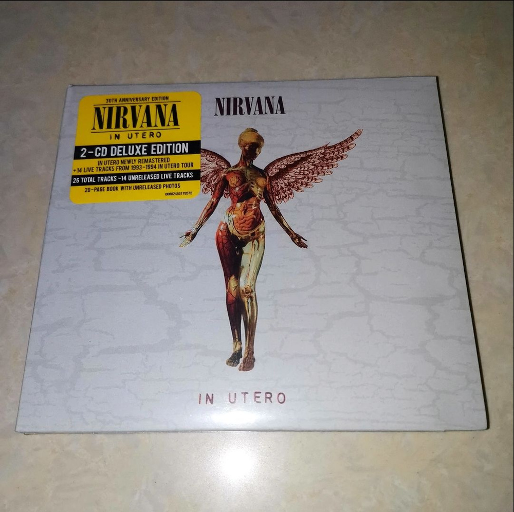 Классический альбом Nirvana In Utero, 2CD, издание к 30-летнему юбилею  #1