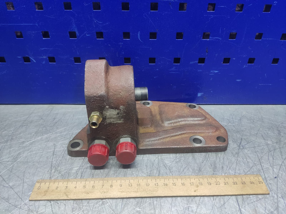 Корпус масляного фильтра Т-40 Д144-1407501-10 с датчиком (Аналог Центрифуги) без фильтра #1