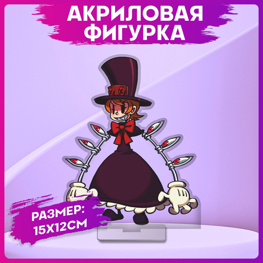 Акриловая фигурка Skullgirls Пикок статуэтка - купить с доставкой по ...