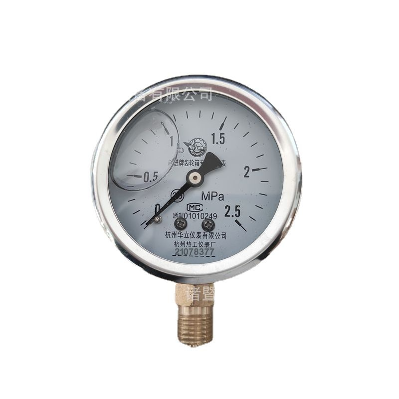 Манометр 0-2.5MPa для коробки передач с силиконовым маслом ударопрочный ...