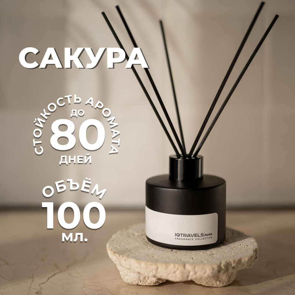 Диффузор ароматический для дома - Сакура - 100 мл.