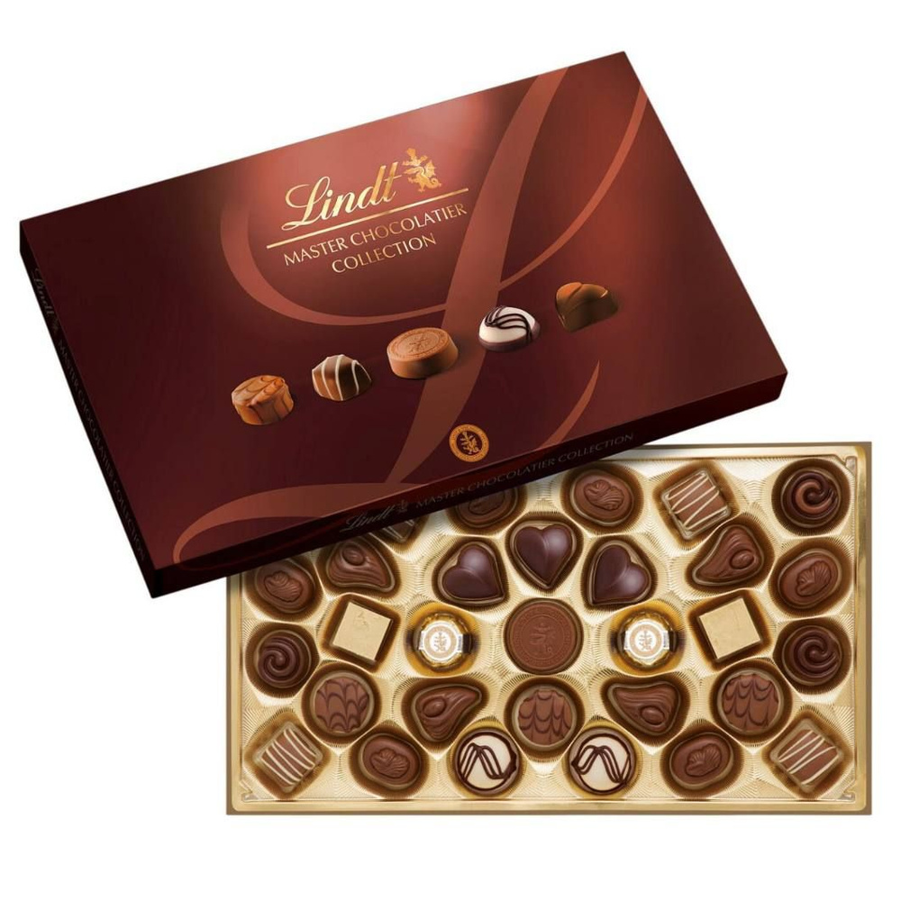 Шоколадные конфеты ассорти, 320 г Lindt Master Chocolatier Collection ...