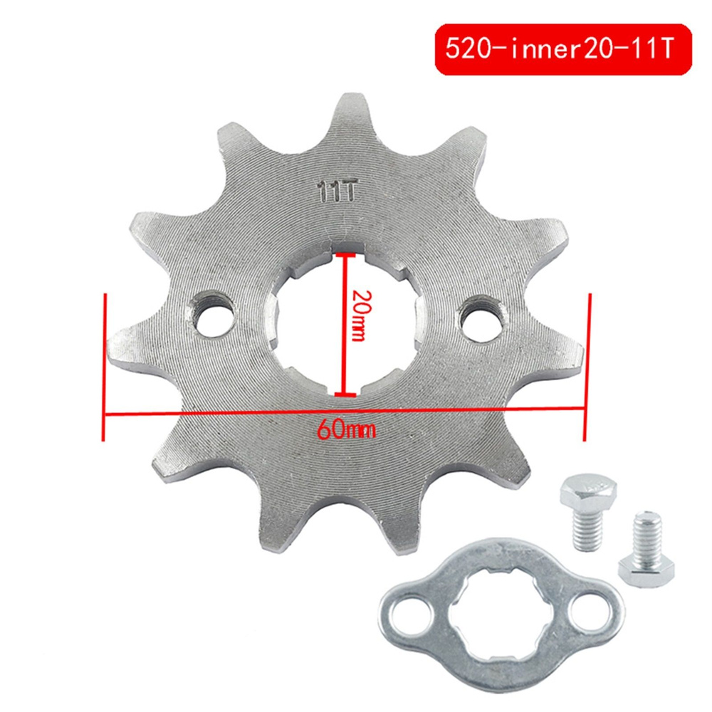 520# Цепь 20мм 10-20Т(зубьев) Шестерня Передней Звездочки/Звезда Ведущая для мотоцикла Honda ATV Dirt #1