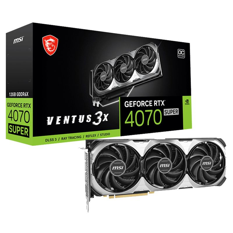 Видеокарта MSI GeForce RTX 4070 SUPER, 12 ГБ GDDR6X - купить по низким ...