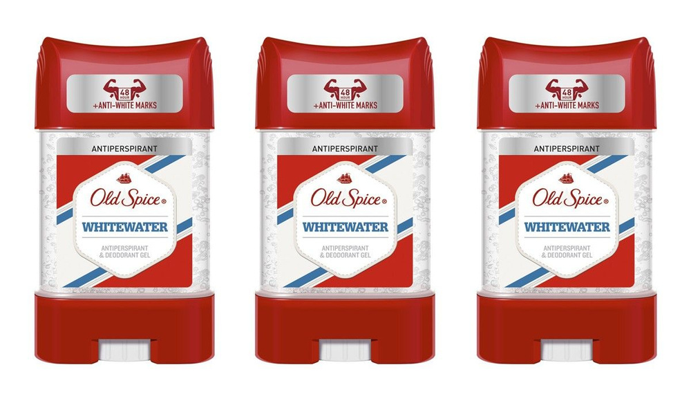 Old Spice Дезодорант мужской Whitewater, гелевый, 70 мл, 3 шт #1