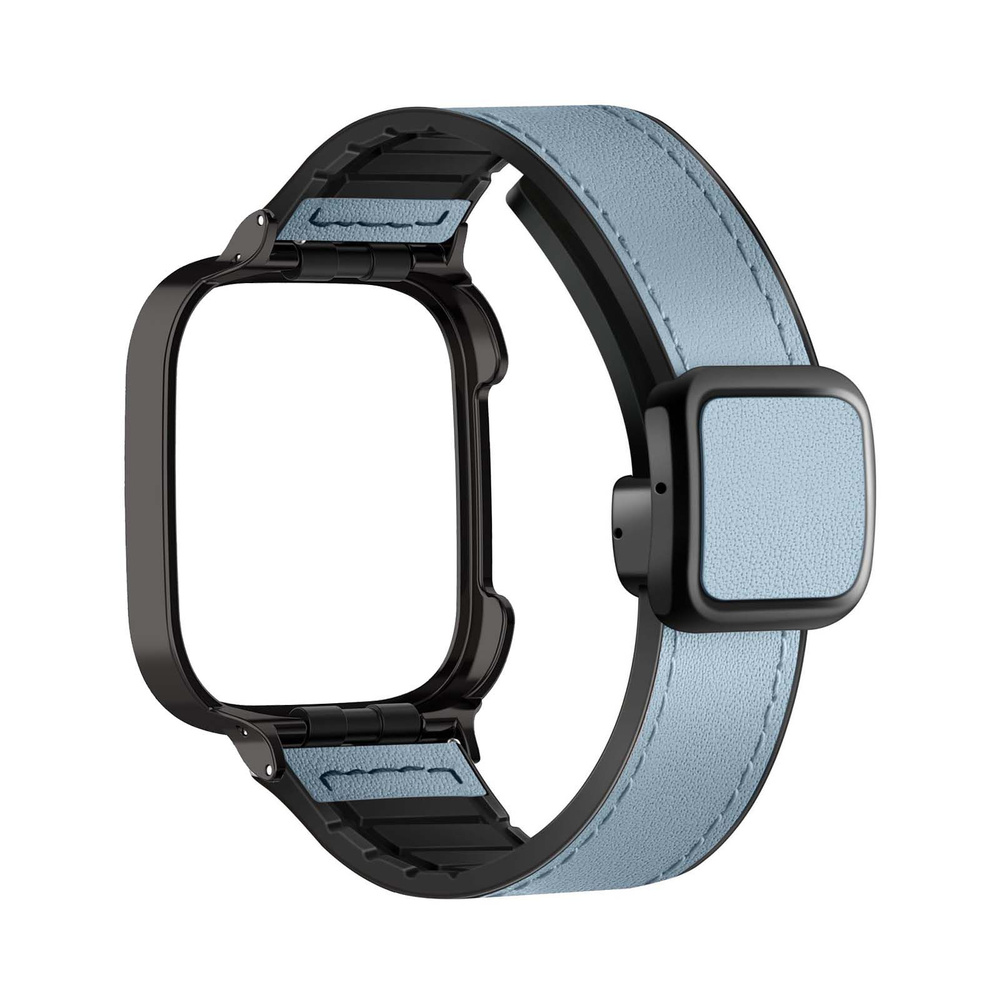 Ремешки для Xiaomi Redmi Watch 3 Active, Кожаный силиконовый магнитный ...