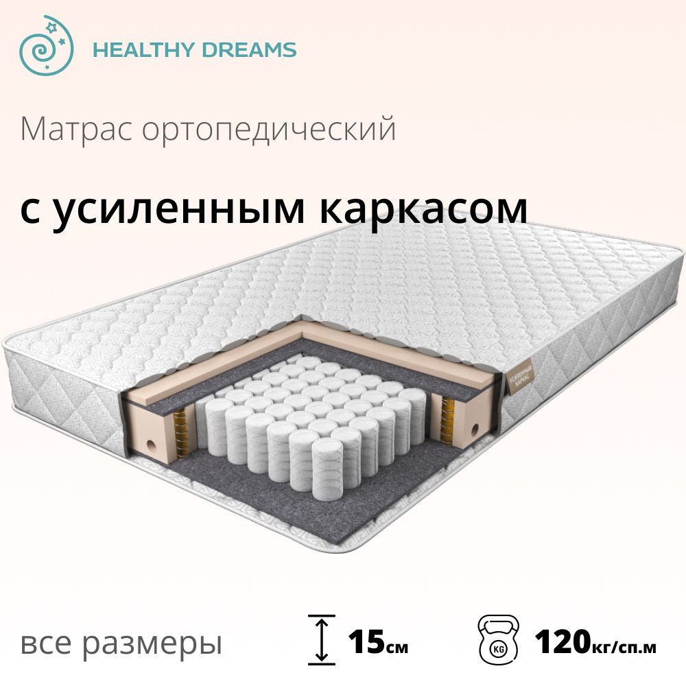 HealthyDreams Матрас Povico Garant, Независимые пружины, 60х190 см #1