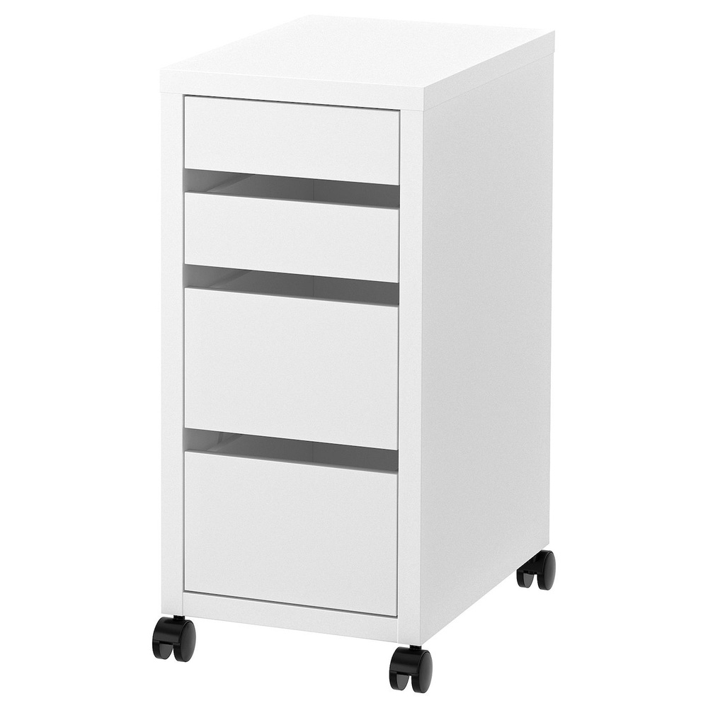 MICKE IKEA 902.130.78 Комод на колесиках 35х75 Белый #1