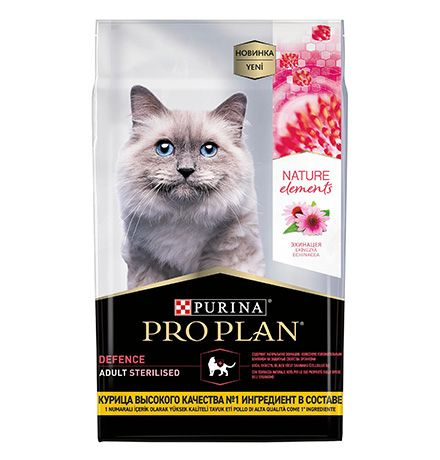 Purina Pro Plan Nature Elements Defence Adult Sterilised / Сухой корм Пурина Про План для Стерилизованных #1