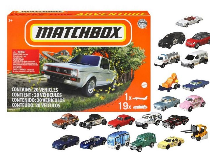 Игрушечный транспорт Matchbox - Набор с машинками - 24 автомобилей