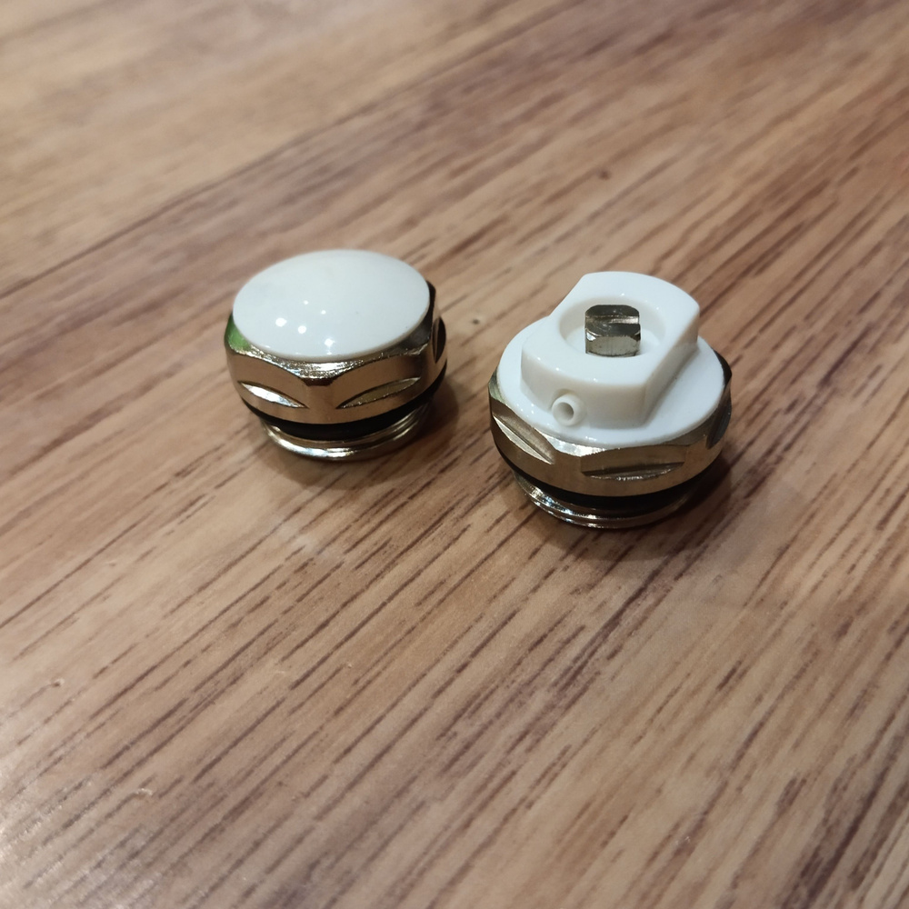 Кран маевского 1/2" + заглушка 1/2" для радиатора - купить по низкой ...