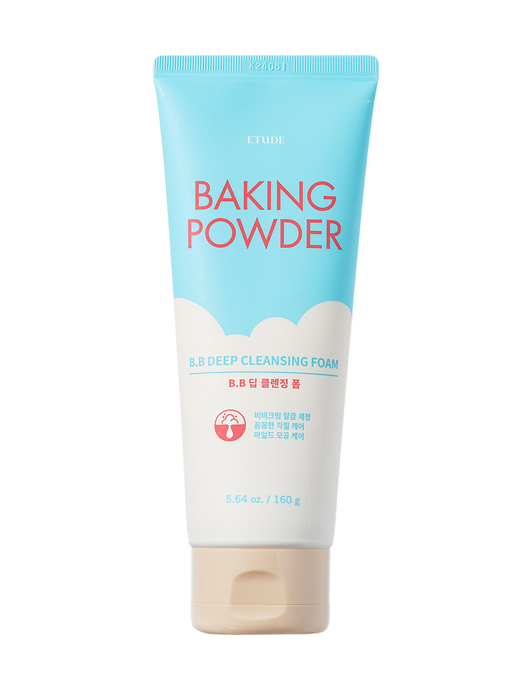 Очищающая пенка для умывания лица и снятия макияжа с содой Etude House ...