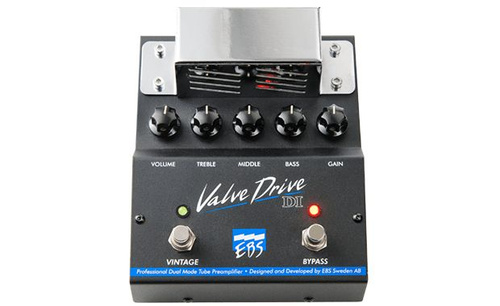 Педаль эффектов EBS ValveDrive DI Tube Preamp Pedal, ламповый преамп ...