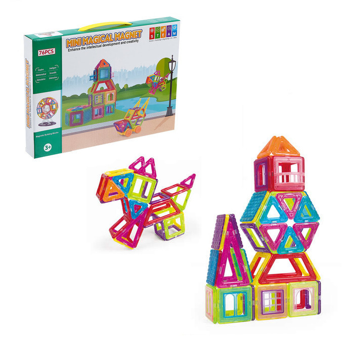 Конструктор магнитный "Мини магический магнит", 76 деталей - купить с ...