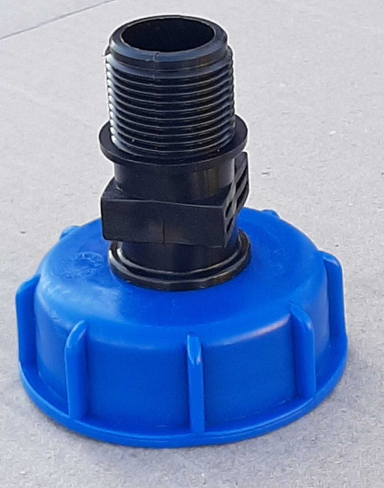 Переходник на Еврокуб с крупной резьбой 60*6(2") на 3/4 / кран еврокуба ...