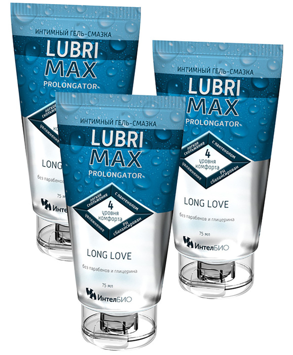 LubriMax Prolongator интимный гель-смазка long love 75мл/ - 3 шт ...