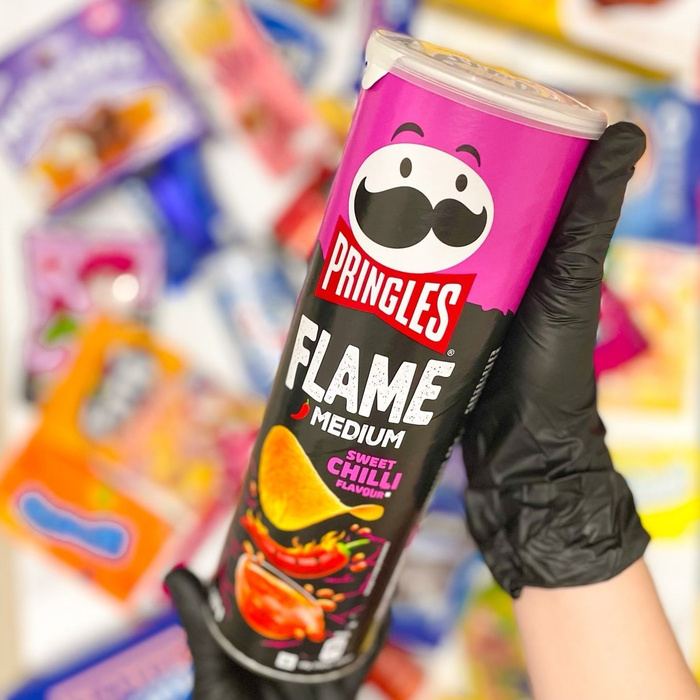 Чипсы Pringles Flame (Sour Cream,Chorizo,BBQ,Cheese,Sweet Chilli ...