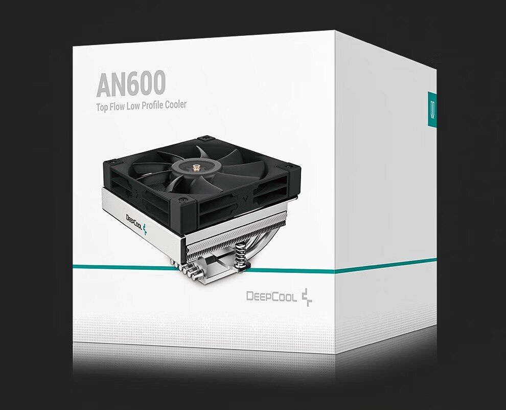 DeepCool AN600 top flow low profile КУЛЕР ДЛЯ ПРОЦЕССОРА Чёрный ...
