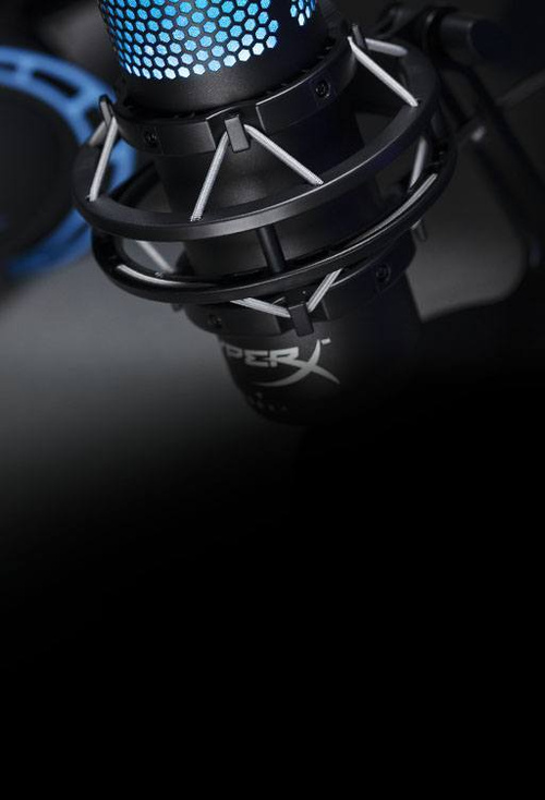 HyperX QuadCast S Микрофон (игровой (для стриминга)), черный